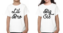 Load image into Gallery viewer, Big Sis Lil Bro Brother-Sister Kid Half Sleeves T-Shirts -KidsFashionVilla
