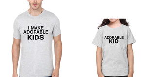 Adorable Kid Father and Daughter Matching T-Shirt- KidsFashionVilla