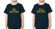 Load image into Gallery viewer, Big Brother Lil Brother Brother-Brother Kids Half Sleeves T-Shirts -KidsFashionVilla
