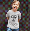 Legends are Born in July Half Sleeves T-Shirt for Boy-KidsFashionVilla