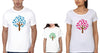 Tree Family Half Sleeves T-Shirts-KidsFashionVilla