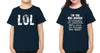 Lol Brother-Sister Kid Half Sleeves T-Shirts -KidsFashionVilla