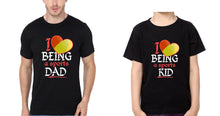 Load image into Gallery viewer, I Love Being A Sports Dad I Love Being A Sports Kid Father and Son Matching T-Shirt- KidsFashionVilla
