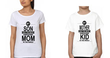 Load image into Gallery viewer, My Mother Has The Most awesome Kid In The World Mother and Son Matching T-Shirt- KidsFashionVilla
