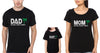 Dad Mom Baby Family Half Sleeves T-Shirts-KidsFashionVilla