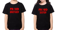 Load image into Gallery viewer, Proud Brother-Sister Kid Half Sleeves T-Shirts -KidsFashionVilla

