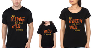 Wild Things Family Half Sleeves T-Shirts-KidsFashionVilla