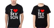 Load image into Gallery viewer, I Love My dad I Love My Son Father and Son Matching T-Shirt- KidsFashionVilla
