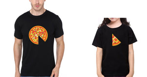 Pizza Father and Daughter Matching T-Shirt- KidsFashionVilla