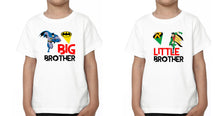 Load image into Gallery viewer, Big Bro Little Brother-Brother Kids Half Sleeves T-Shirts -KidsFashionVilla
