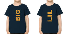 Load image into Gallery viewer, Big Brother Lil Bro Brother-Brother Kids Half Sleeves T-Shirts -KidsFashionVilla
