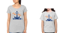 Load image into Gallery viewer, Boat Hair Dont Care Mother and Daughter Matching T-Shirt- KidsFashionVilla
