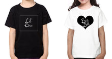 Load image into Gallery viewer, Big Sis Lil Bro Brother-Sister Kid Half Sleeves T-Shirts -KidsFashionVilla
