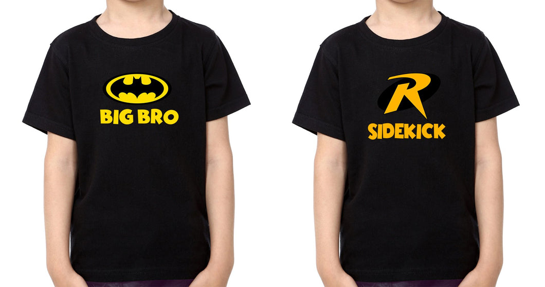 BigBro Sidekick Brother-Brother Kids Half Sleeves T-Shirts -KidsFashionVilla