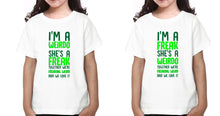 Load image into Gallery viewer, Freak Weirdo Sister-Sister Kids Half Sleeves T-Shirts -KidsFashionVilla
