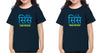 Big Sis Make The Rules Lil Sis Break The Rules Sister-Sister Kids Half Sleeves T-Shirts -KidsFashionVilla