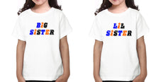 Load image into Gallery viewer, Big Sister Lil Sister-Sister Kids Half Sleeves T-Shirts -KidsFashionVilla
