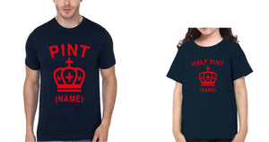 Pint Father and Daughter Matching T-Shirt- KidsFashionVilla