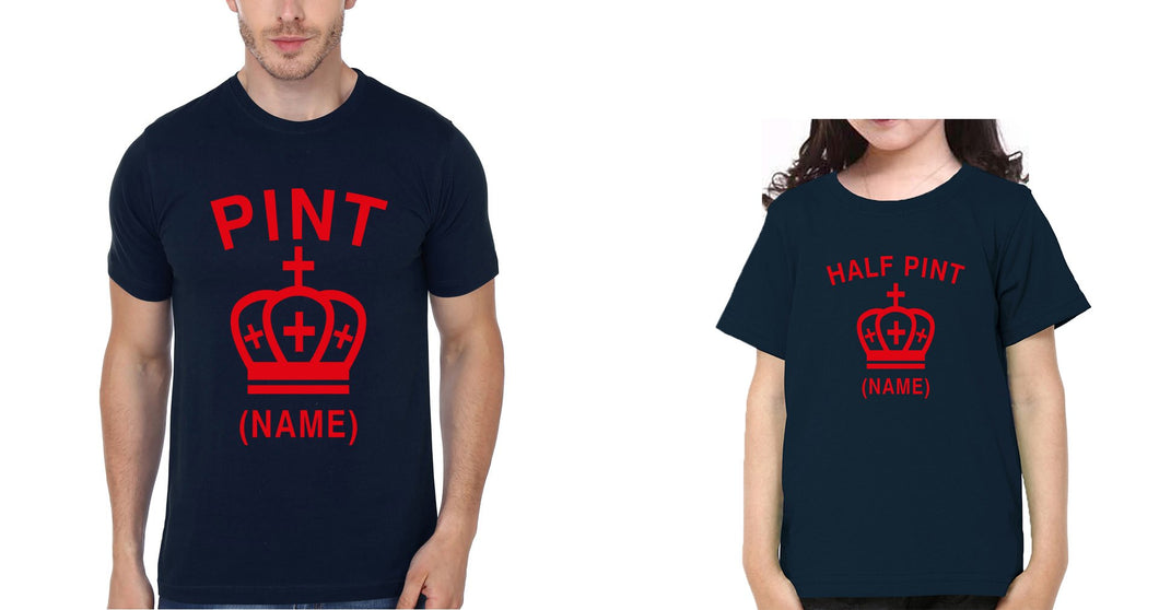 Pint Father and Daughter Matching T-Shirt- KidsFashionVilla