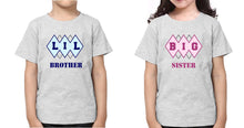Load image into Gallery viewer, Big Sister Lil Brother-Sister Kid Half Sleeves T-Shirts -KidsFashionVilla
