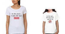 Load image into Gallery viewer, Rules Don&#39;t Apply To Me Mother and Daughter Matching T-Shirt- KidsFashionVilla
