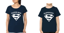 Load image into Gallery viewer, Super Mom Super Son Mother and Son Matching T-Shirt- KidsFashionVilla

