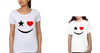 Smiley Mother and Daughter Matching T-Shirt- KidsFashionVilla