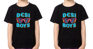 Desi Boys Brother-Brother Kids Half Sleeves T-Shirts -KidsFashionVilla