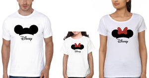 Disney Family Half Sleeves T-Shirts-KidsFashionVilla
