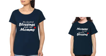 Load image into Gallery viewer, My Greatest Blessings Call Me Mommy Mother and Daughter Matching T-Shirt- KidsFashionVilla
