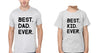 Best Dad Ever Best Kid Ever Father and Son Matching T-Shirt- KidsFashionVilla