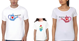 Love Family Half Sleeves T-Shirts-KidsFashionVilla