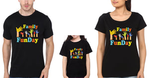 Family Funday Family Half Sleeves T-Shirts-KidsFashionVilla