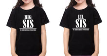 Load image into Gallery viewer, Big Sis Lil sis Sister-Sister Kids Half Sleeves T-Shirts -KidsFashionVilla
