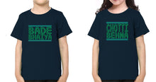 Load image into Gallery viewer, Bade Bhaiya Choti behna Brother-Sister Kid Half Sleeves T-Shirts -KidsFashionVilla
