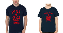 Load image into Gallery viewer, Pint Haif Pint Father and Son Matching T-Shirt- KidsFashionVilla
