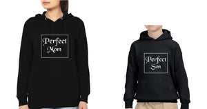 Perfect Mom Perfect Son Mother and Son Matching Hoodies- KidsFashionVilla