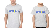 Load image into Gallery viewer, Super Dad Super Kid Father and Son Matching T-Shirt- KidsFashionVilla
