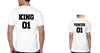 King 01 Princess 01 Father and Daughter Matching T-Shirt- KidsFashionVilla