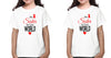 No1 Sister-Sister Kids Half Sleeves T-Shirts -KidsFashionVilla