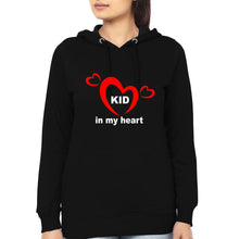Load image into Gallery viewer, Mom In My Heart Kid in My Heart Mother and Son Matching Hoodies- KidsFashionVilla
