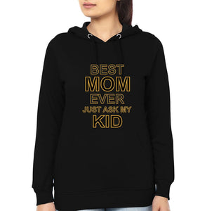 Best Mom Ever Best Kid Ever Mother and Daughter Matching Hoodies- KidsFashionVilla