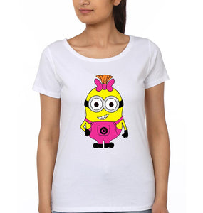 Minion Family Half Sleeves T-Shirts-KidsFashionVilla