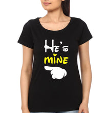 Load image into Gallery viewer, He Is Mine She Is Mine They Are Mine Family Half Sleeves T-Shirts-KidsFashionVilla
