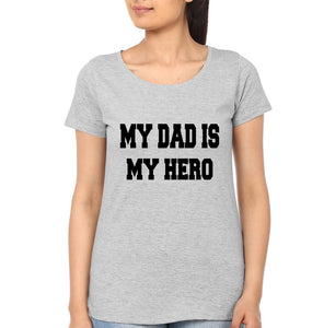 My Dad Is My hero & My Daughter Is My princess Father and Daughter Matching T-Shirt- KidsFashionVilla