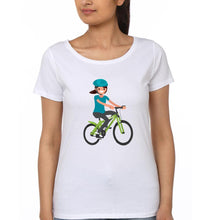 Load image into Gallery viewer, Bicycle Mother and Son Matching T-Shirt- KidsFashionVilla
