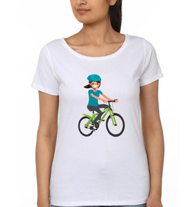 Bicycle Mother and Son Matching T-Shirt- KidsFashionVilla