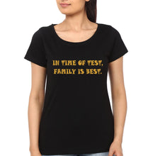 Load image into Gallery viewer, In Time Of Test Family Is Best Family Half Sleeves T-Shirts-KidsFashionVilla

