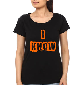 Iam Your Father & I Know Father and Daughter Matching T-Shirt- KidsFashionVilla