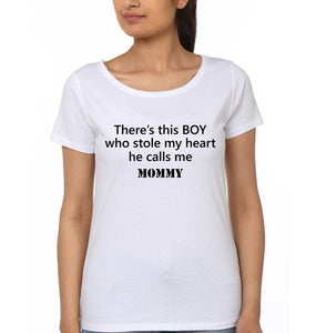 I Stole Mommy's Heart Mother and Son Matching T-Shirt- KidsFashionVilla